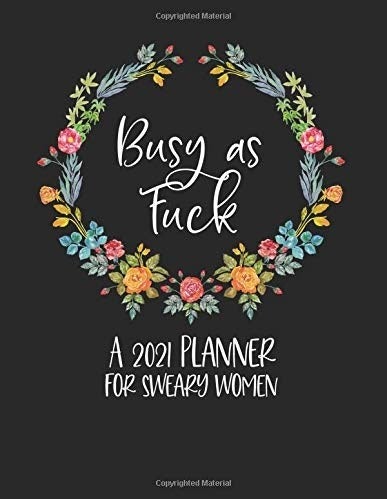 The cover of a planner for 2021
