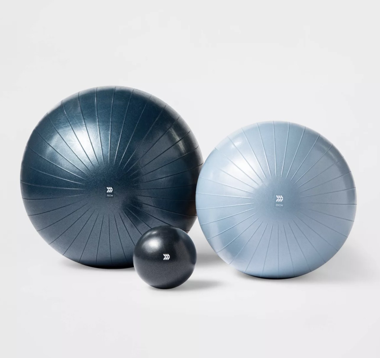 The stability balls in various sizes