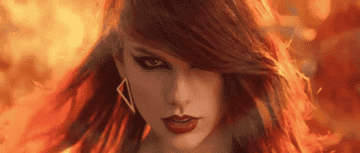 a gif of taylor swift in the bad blood music video