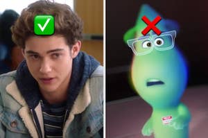 Richard from "HSM" is on the left labeled with a check mark and an animated soul on the right marked with an "x"