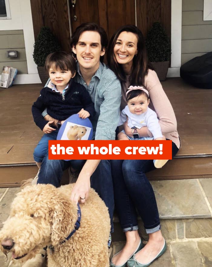 The author and her family.
