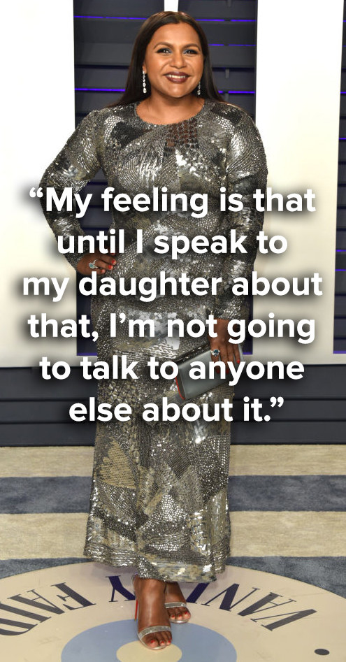 &quot;My feeling is that until I speak to my daughter about that, I’m not going to talk to anyone else about it&quot;