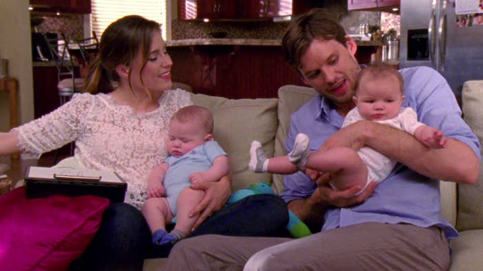 Brooke and Julian with their twins