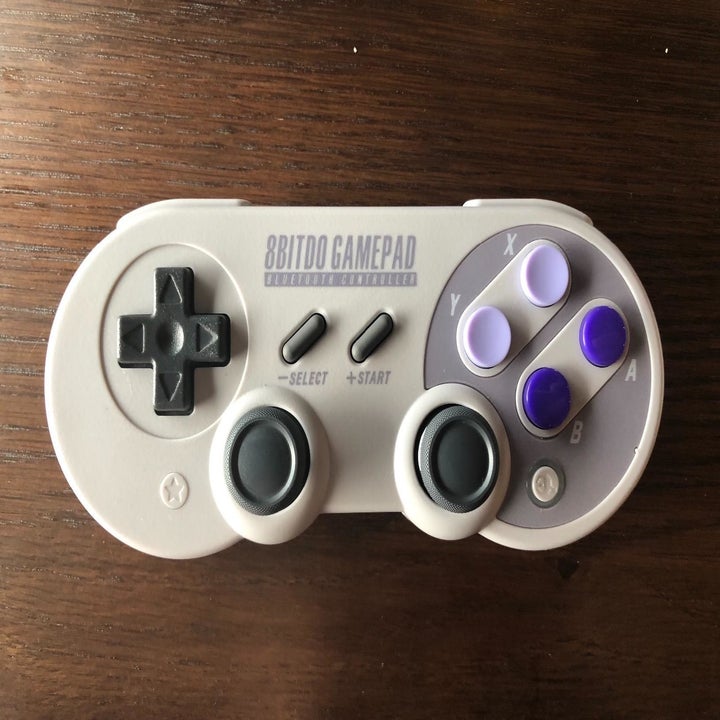 Reviewer photo of Super Nintendo-style controller