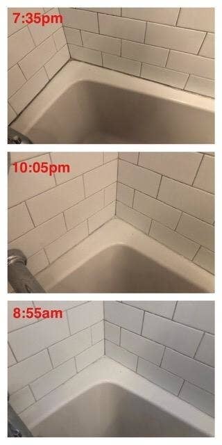 33 Cleaning S With Results That, How To Clean Black Bathtub Grout