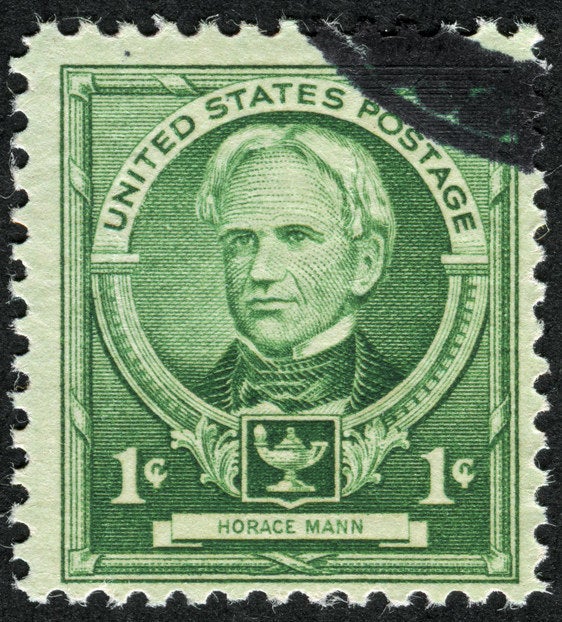 Mann's likeness on a U.S. postage stamp