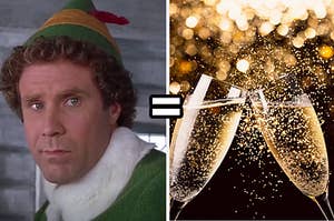 "Elf" and champagne 
