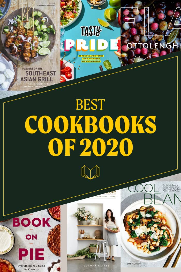 Cover shots of several of the best cookbooks of 2020