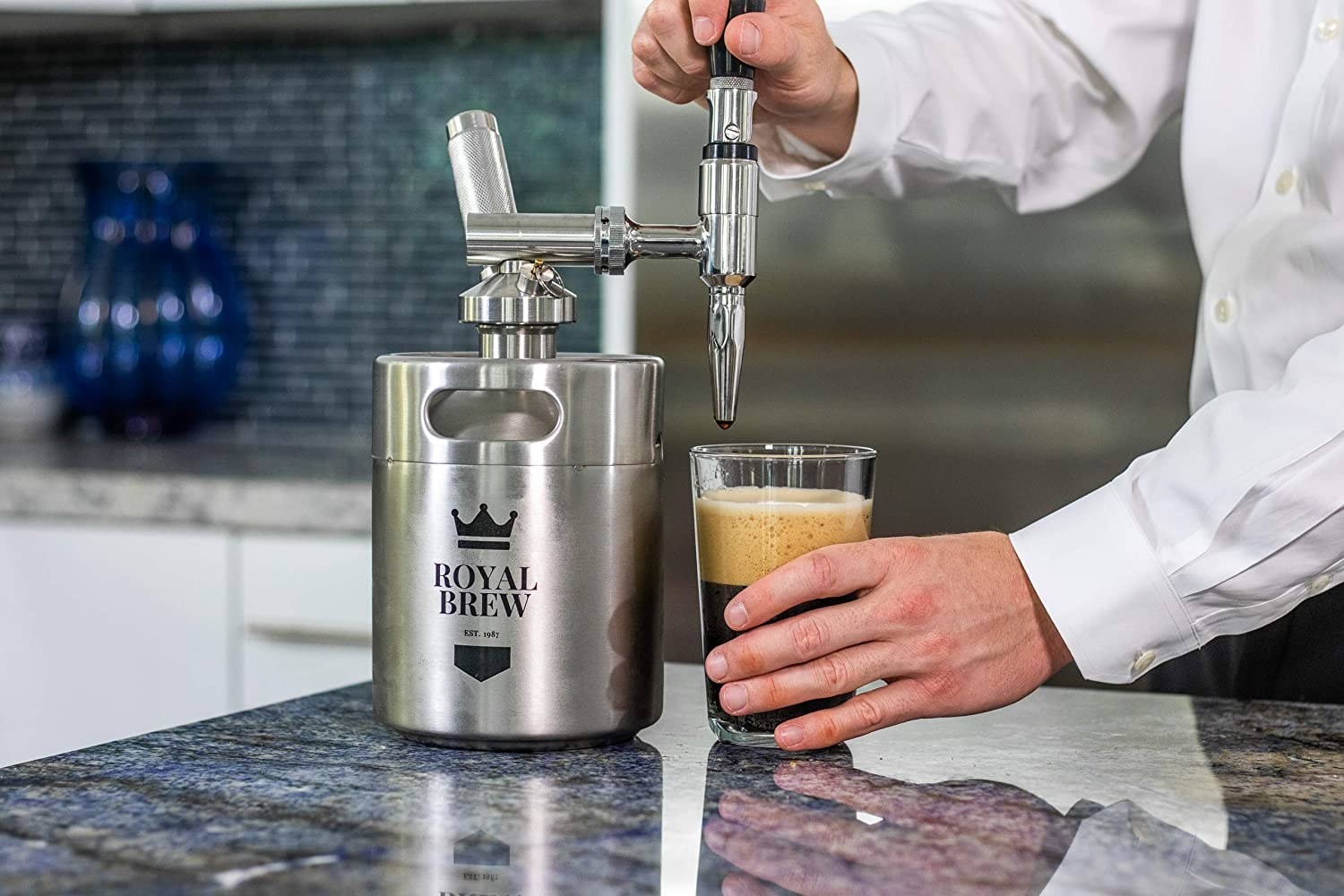 Tap a Caffeinated Keg with Royal Brew's Nitro Cold Brew Coffee System