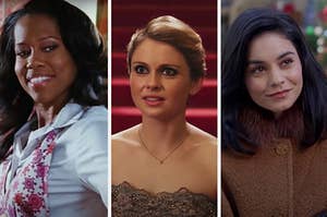 A split thumbnail of three different women