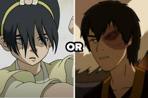 Toph and Zuko from "Avatar: the Last Airbender"