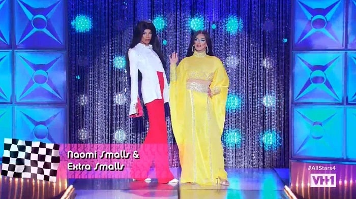Drag queen Naomi Smalls and best friend Ricardo dressed as Sonny and Cher