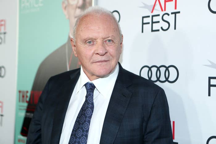 Anthony Hopkins attends The Two Popes Gala Event at TCL Chinese Theatre on November 18, 2019 in Hollywood, California