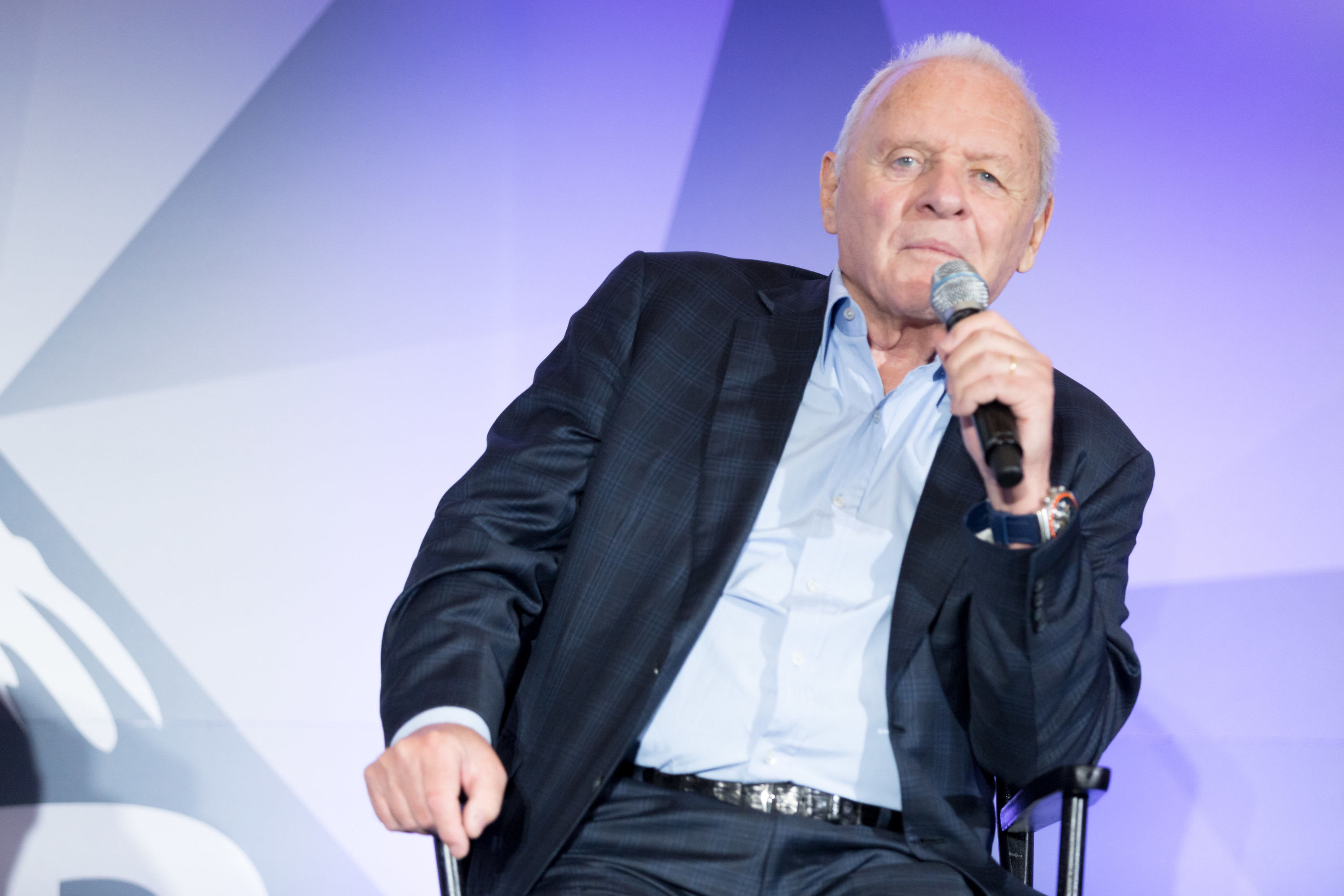 Sir Anthony Hopkins attends the LEAP Foundation on July 25, 2018 in Los Angeles, California