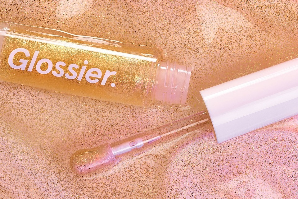 Glossier Lip Gloss Gold Tint