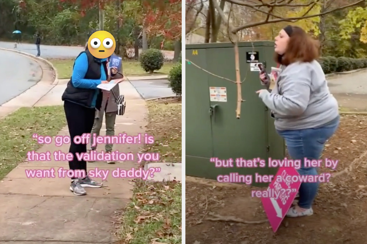 This TikTok Of An Abortion Clinic Volunteer Calling Out A