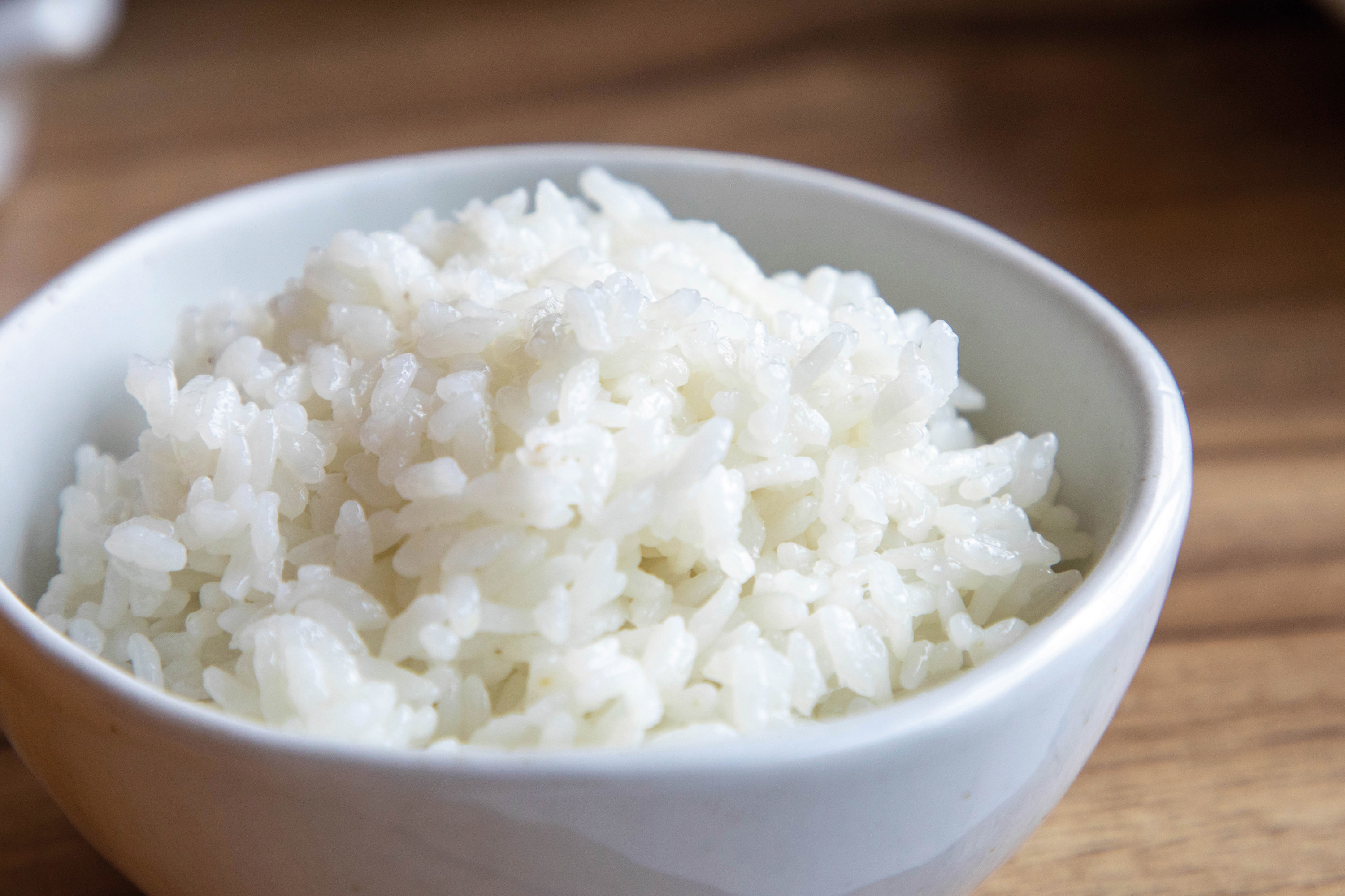 A bowl of white rice