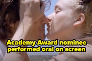 Chloe Sevigny and Vincent Gallo kiss