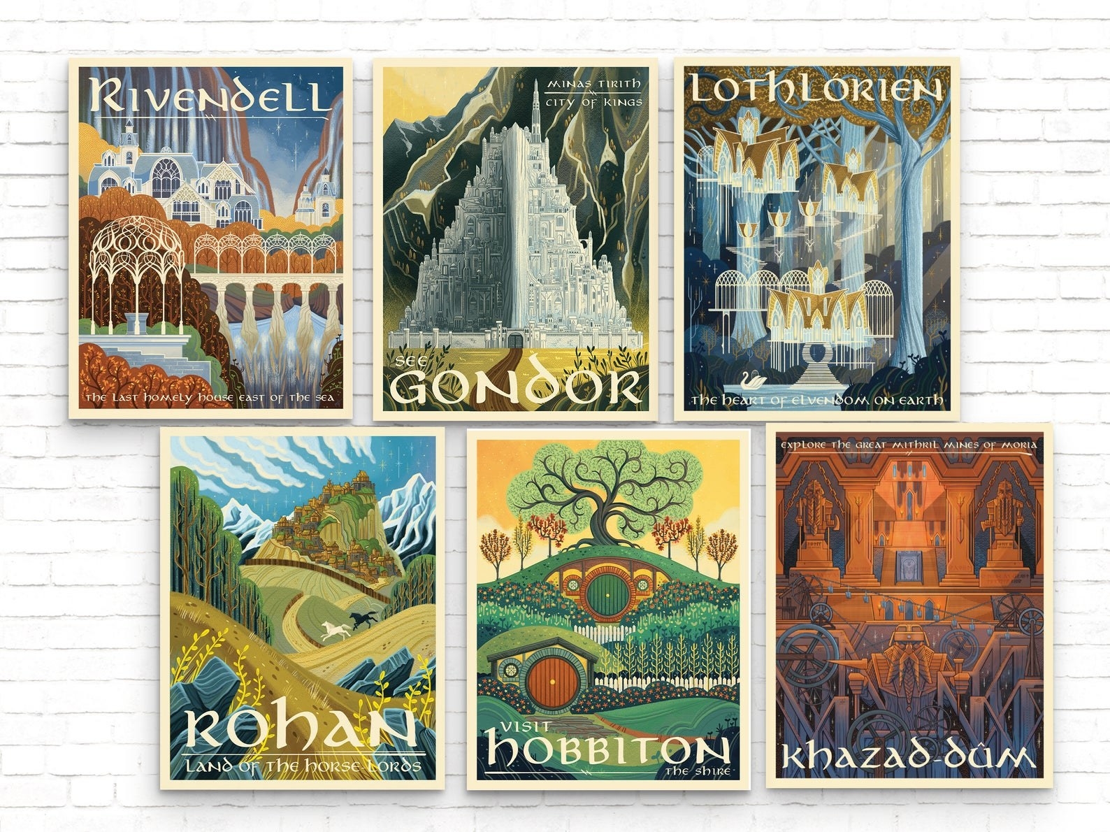 The illustrated post cards