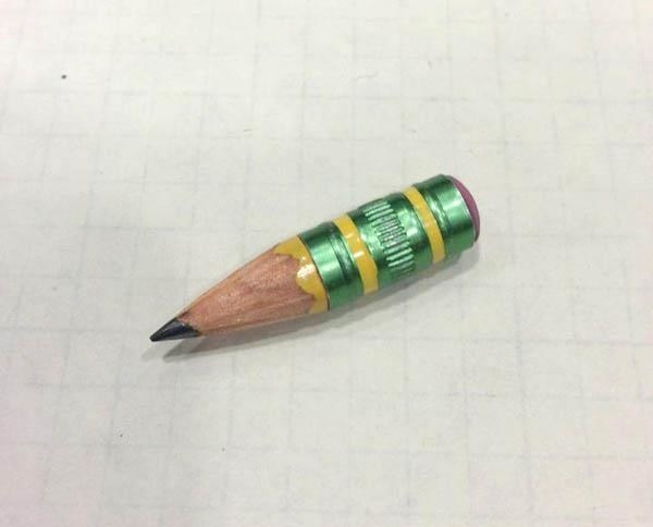 very tiny pencil