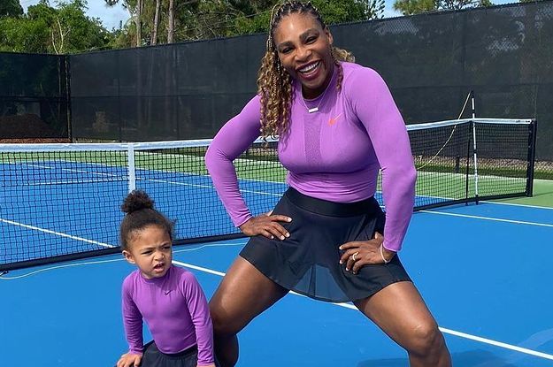 Serena Williams And Her Adorable Daughter Wore Mommy-And-Me Necklaces, And We're Still Not Over It