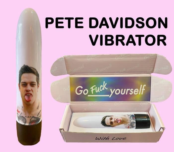 Pete Davidson vibrator with his face on it
