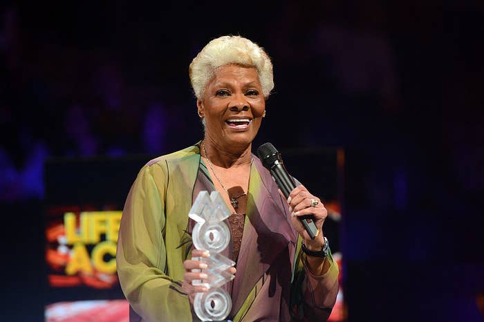 Dionne Warwick at the 2012 MOBO awards