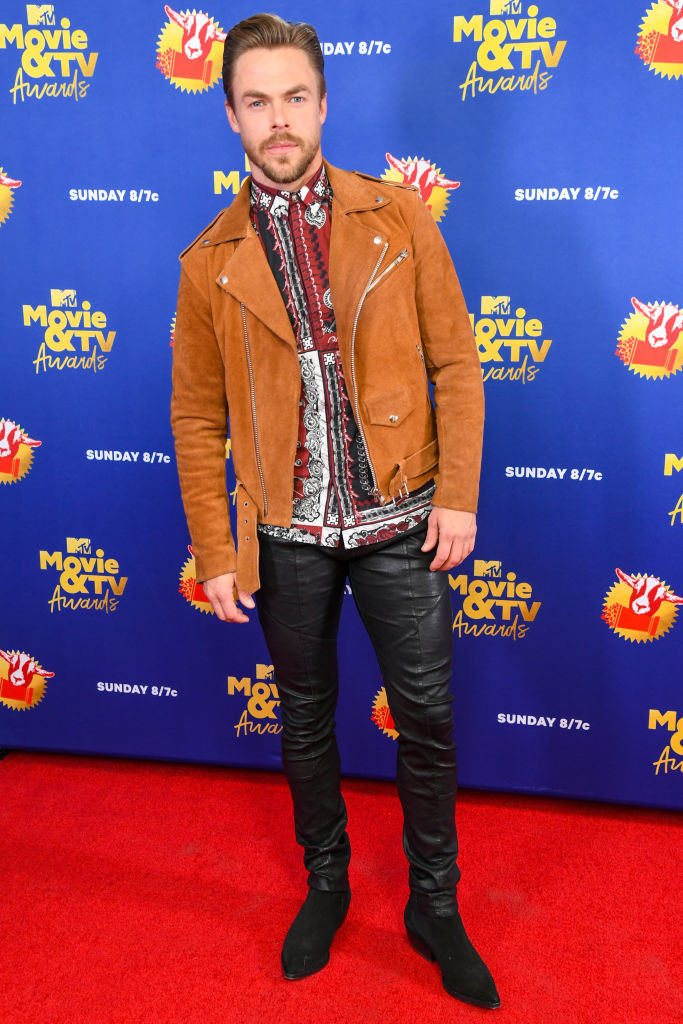 Derek Hough attends the 2020 MTV Movie &amp;amp; TV Awards