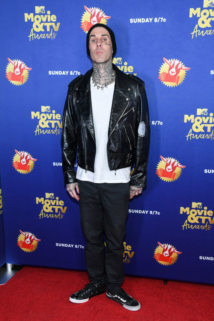  Travis Barker attends the 2020 MTV Movie &amp;amp; TV Awards