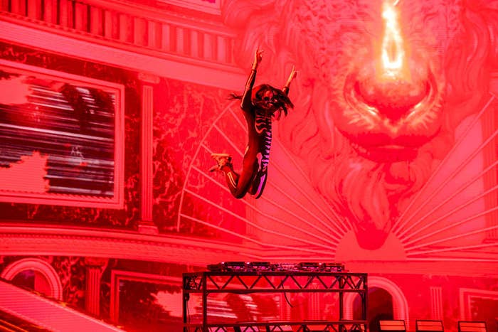 Steve Aoki performs at the 2020 MTV Movie & TV Awards