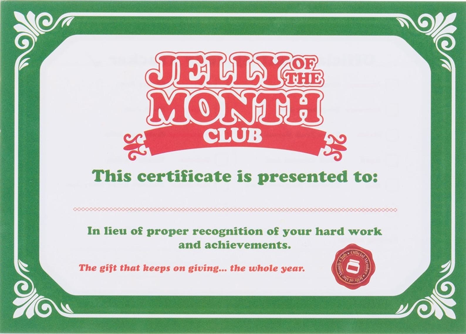the certificate 