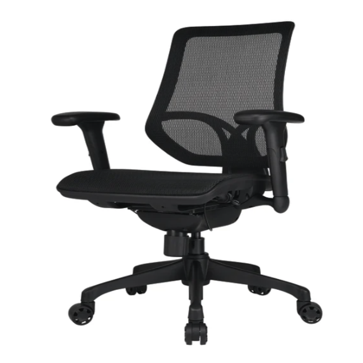mesh office chair in black 