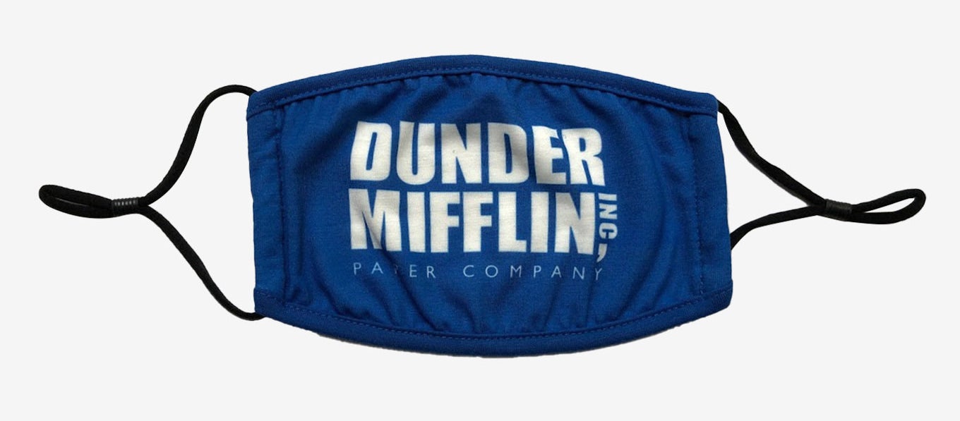 蓝色Dunder Mifflin面具