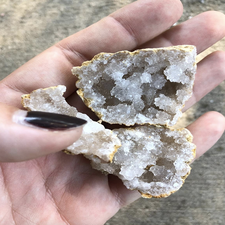 reviewer photo of a geode 