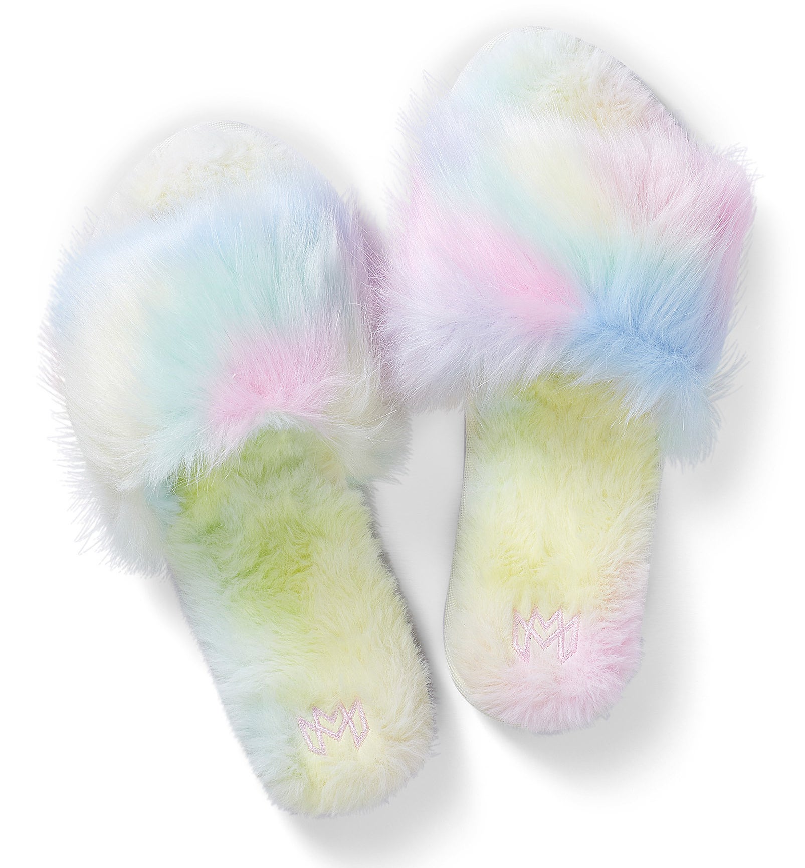 The slippers in all their fluffy glory