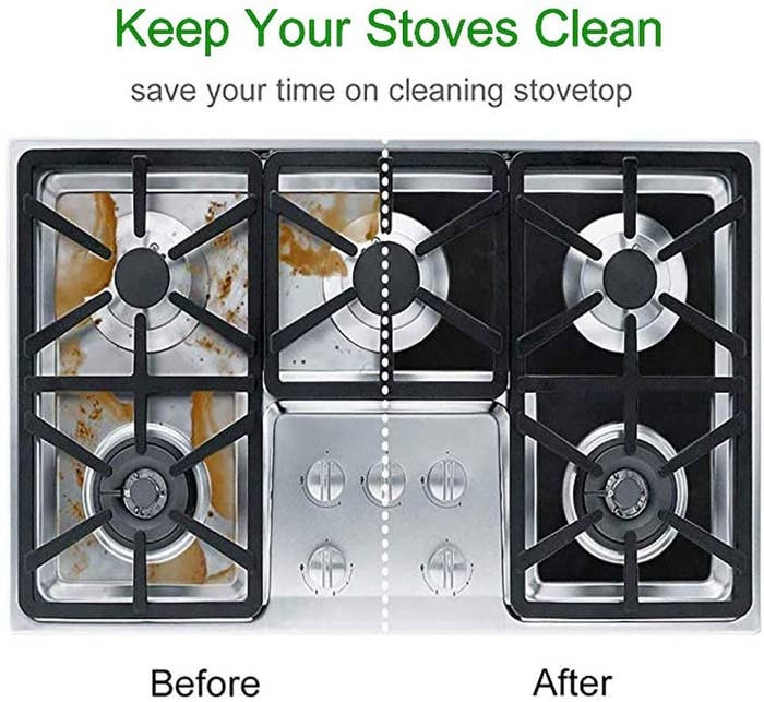 Non Stick Oven Spill Guard Oven Liner Mat. Oven Spills, Food Drippings Fall  on Oven Liner - Not on Oven Floor. Forget Scrubbing Cleaning Messy Ovens.