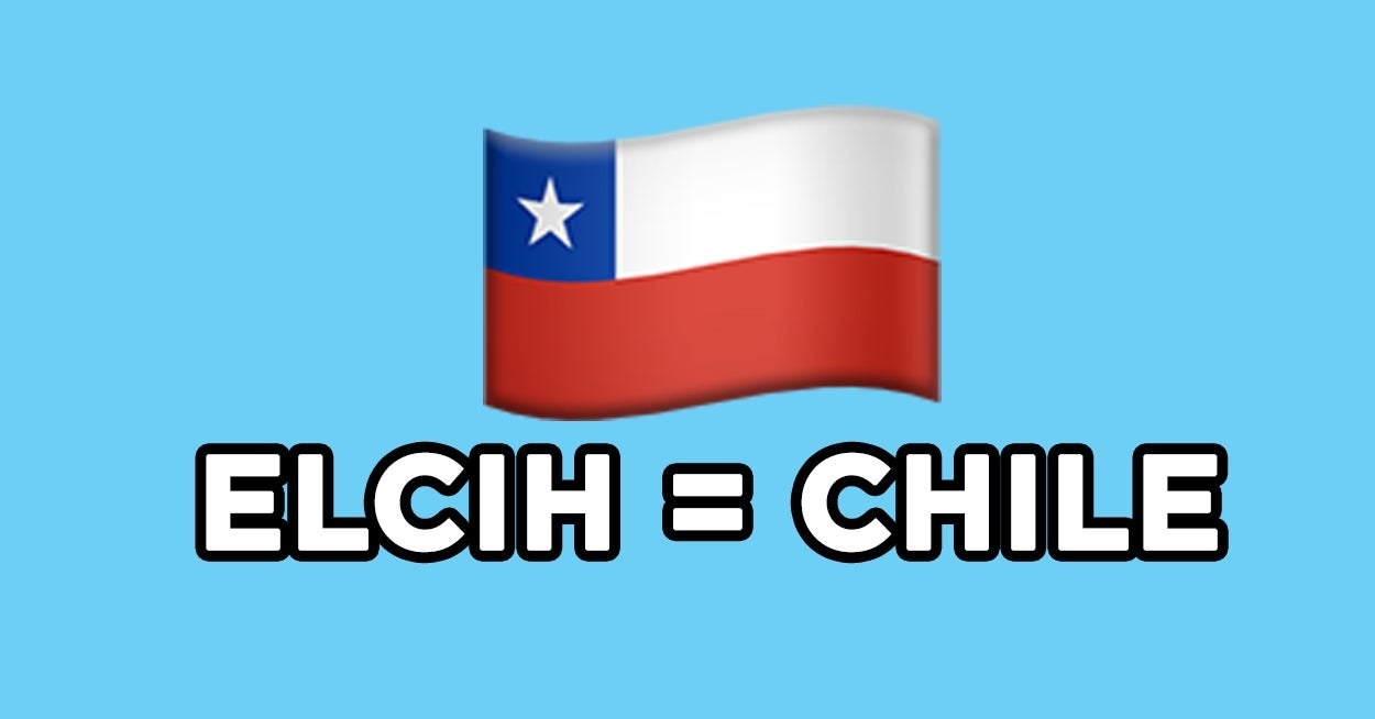 与“emoji国旗elcih = chile"在它下面