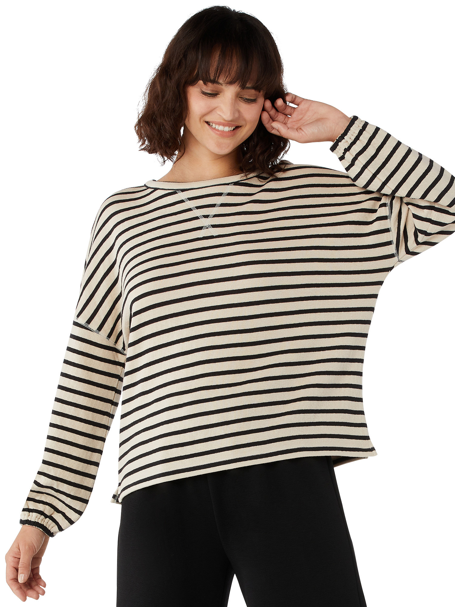 The striped shirt