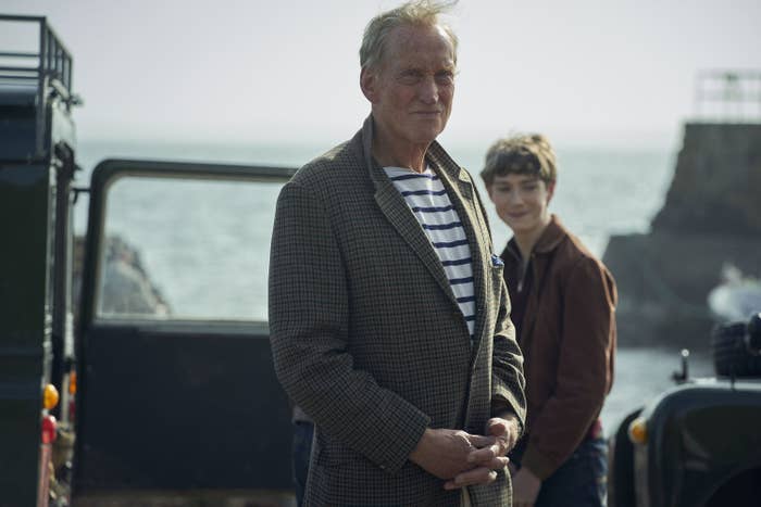 A still image of Charles Dance who portrays Lord Mountbatten in Season 4 of &quot;The Crown.&quot;