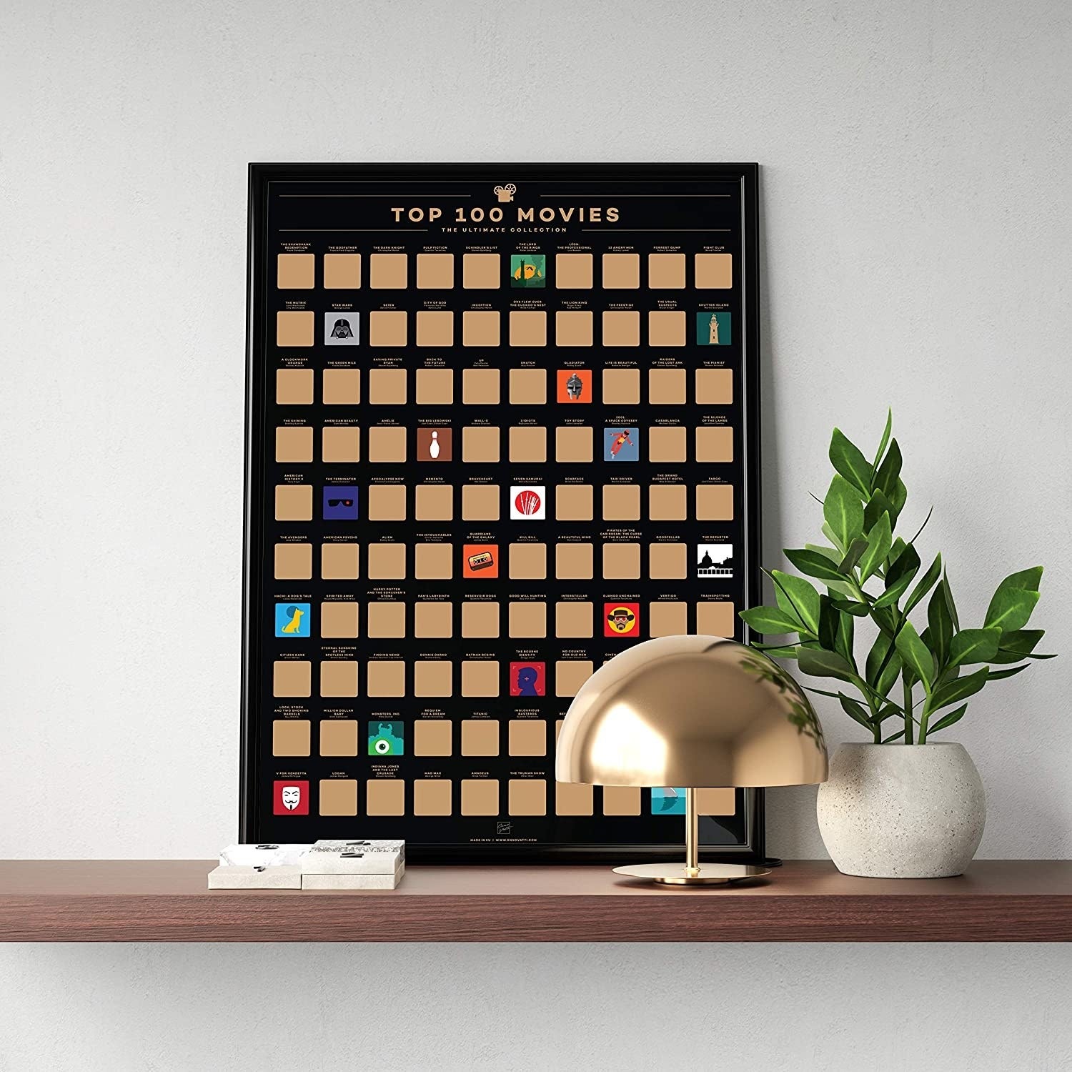 the movie scratch-off poster