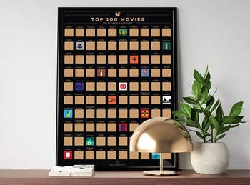 the movie scratch-off poster