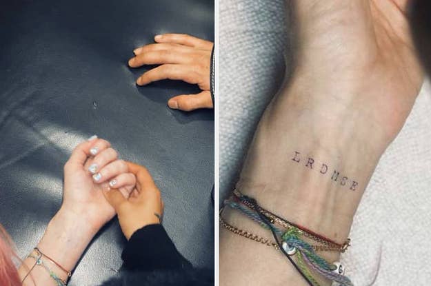 Kourtney Kardashian Tattoos Travis Barker