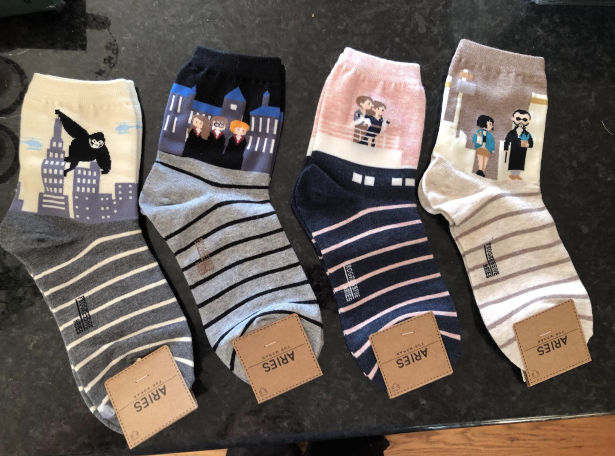 The pack of movie socks