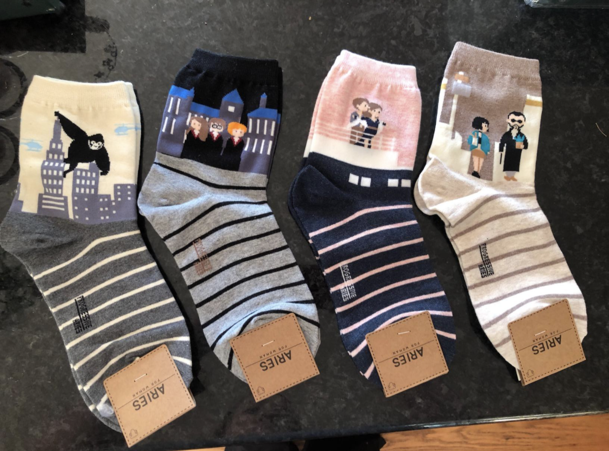 The pack of movie socks