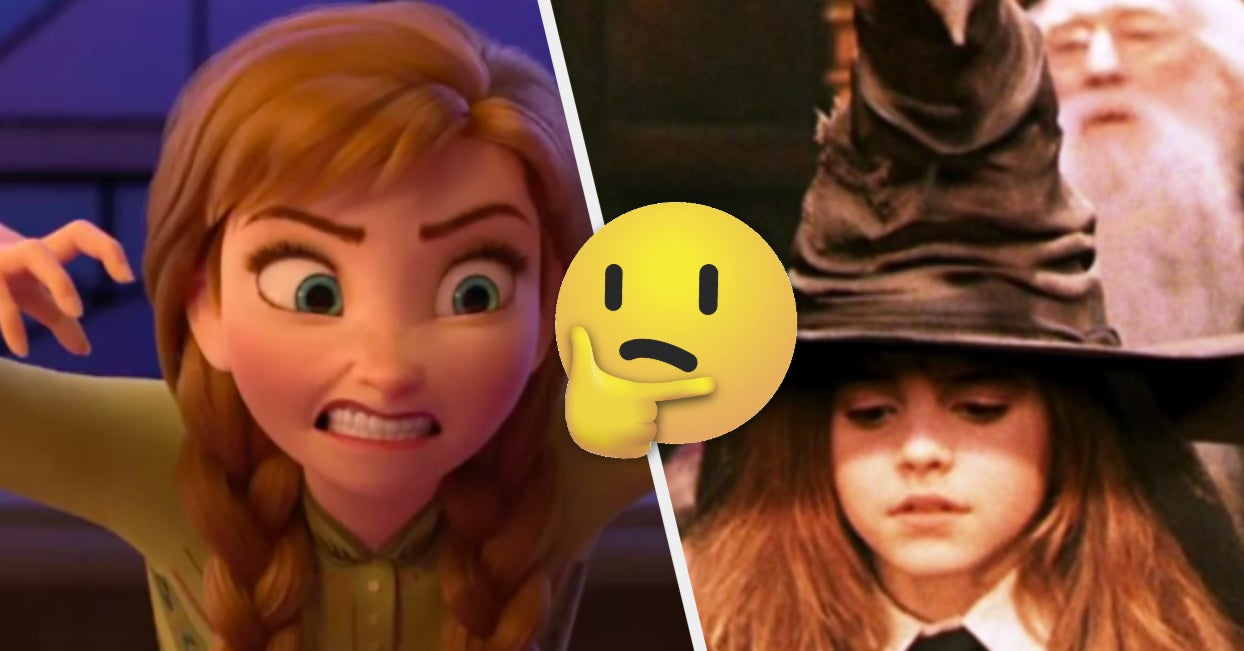 Frozen Characters Hogwarts House Sorting Poll