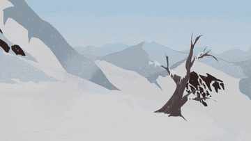 Animated avalanche