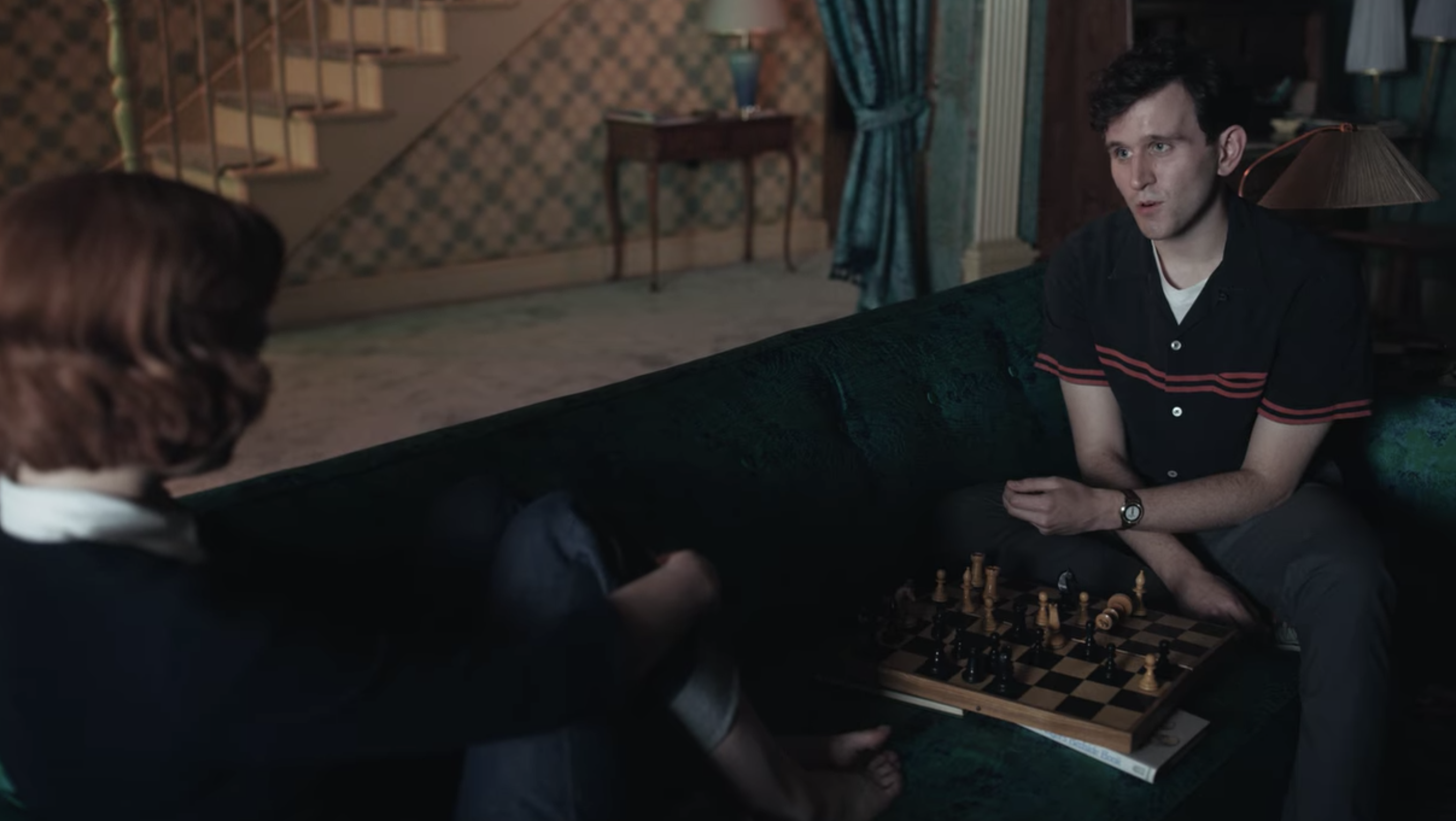 THE QUEEN'S GAMBIT Interview with Harry Melling and Thomas Brodie-Sangster  