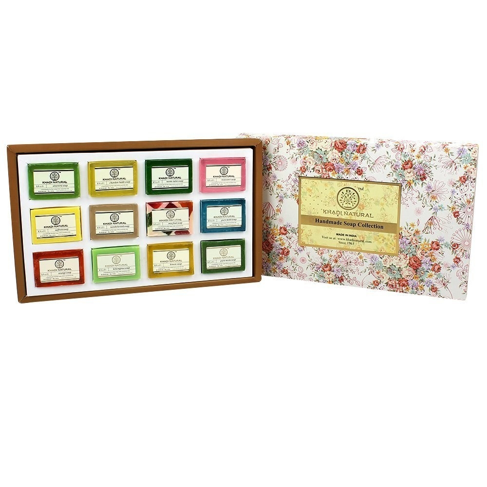 Soap gift box with soaps in it