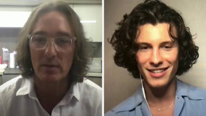 Matthew McConaughey and Shawn Mendes making a virtual appearance on &quot;The Late Late Show with James Corden&quot;