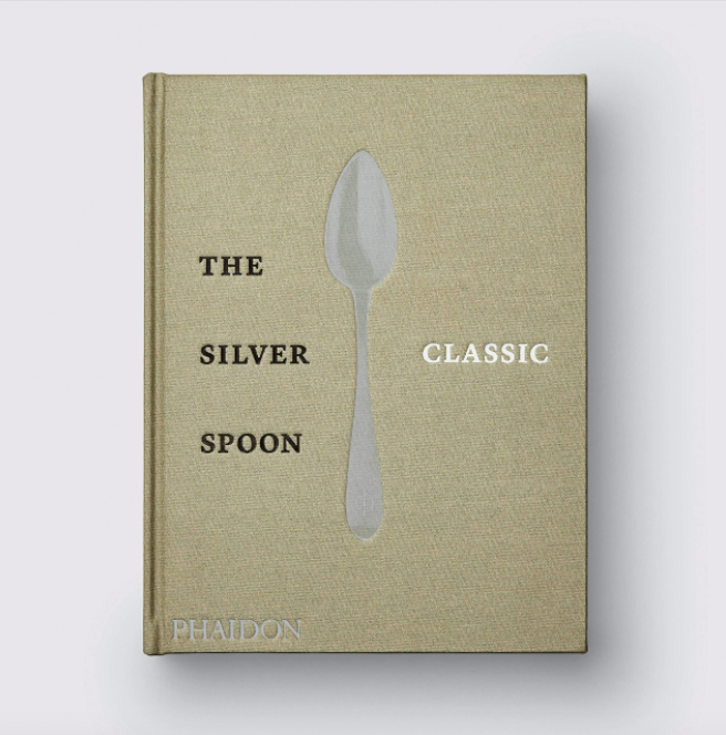 A hardcover book titled The Silver Spoon